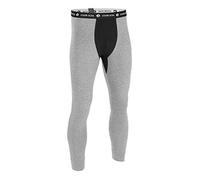 STARK SOUL Lange Unterhose für Herren, Long John Pant aus Baumwolle, Grau, Gr. M