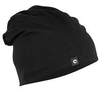 STARK SOUL Slouch Beanie Mütze für Damen & Herren (Unisex), leichte Jersey Mütze, Einheitsgröße in Schwarz