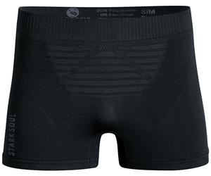 STARK SOUL Sport Boxershorts Herren Seamless Sportunterwäsche -Performance- Boxer Männer, leicht und Atmungsaktiv, Schwarz, Gr: S/M