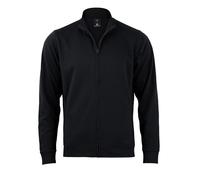 STARK SOUL Sweatjacke BLANK, mit Stehkragen, Reißverschluss und 2 Schubtaschen | French Terry Schw. Gr XL