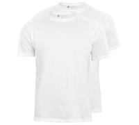 STARK SOUL® T-Shirt 2er Pack, Baumwolle, Rundhalsschnitt | Weiß | Größe L