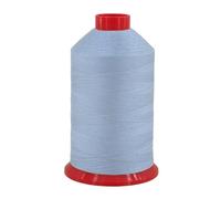 starkes 30'er Jeansgarn ungewachst für haltbare Nähte, Nähgarn Sattlergarn Ledergarn Steppgarn Knopflochgarn Zwirn, 875 Meter (Pastel Himmelblau)