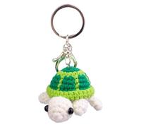 Starnearby Pocket Hug Positive Schildkröte Schlüsselanhänger Kreative Strickwolle Schildkröte Puppe Anhänger Motivationsgeschenke Abschiedsgeschenk Kollegen Gute Besserung Geschenk (Schlüsselanhänger)