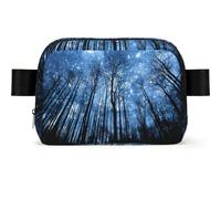 Starry Night Sky Print Unisex Hüfttasche Verschleißfeste Gürteltasche Hüfttasche mit verstellbarem Gurt für Wandern und Reisen