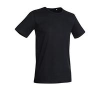 Stars By Stedman Morgan Mens Crew Neck T-Shirt Black Opal L