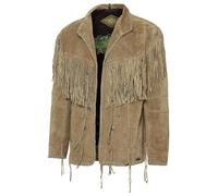 STARS & STRIPES Herren Lederjacke »HOMBRE« Sand Gr.L