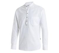 Stars & Stripes Herren Oldstyle Langarm Westernhemd Farmer - Westernwear-Shop Edition Vintage Old Style Oldstyle Herren Westernkleidung Westernbekleidung Westernhemd Westernshirt (X-Large) Weiß