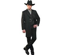 STARS & STRIPES Herren Sakko Gehrock Cowboyweste Herrenweste Westernweste Cowboy Country Western Westernstyle »Wyatt« Gr.S