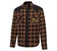 STARS & STRIPES Herren Westernhemd Yellowstone »1886« Braun Schwarz Kariert