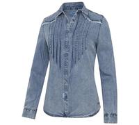 STARS & STRIPES Jeansbluse & Westernbluse Blue - Damen Westernoberteil Westernkleidung Westernshirt Westernoutfit für Frauen (as3, Alpha, m, Regular, Regular)