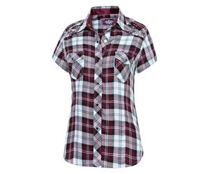 STARS & STRIPES Kurzarmbluse Pasadena Short rot L