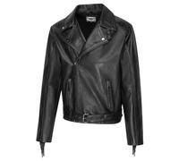 STARS & STRIPES Lederjacke LIAM - Herren-Fransenjacke aus Nappaleder im Flieger-Stil mit Abnehmbaren Fransen | Avio-Effect