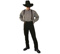 Stars & Stripes Old Style Westernhose Dillon - Vintage Oldstyle Westernkleidung Westernbekleidung (105 cm) Schwarz