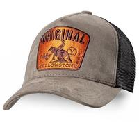 STARS & STRIPES Westernhut Trucker Cap TC Yellowstone-08 grau onesize