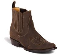 STARS & STRIPES WB-37 Westernstiefel Braun - Handgefertigte Rindsleder-Boots mit Goodyear-Sohle