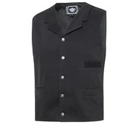 STARS & STRIPES Western-Weste EARP aus 65% Polyester & 35% Viskose, Klassische Herrenweste im Western-Stil