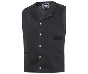 STARS & STRIPES Western-Weste EARP aus 65% Polyester & 35% Viskose, Klassische Herrenweste im Western-Stil