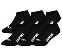 STARTER 6pk Sneaker Socks - BLK - 43/46