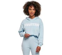 Ladies Starter Cropped Hoody in Gr. XS in Blau