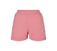 Sweatshorts STARTER BLACK LABEL "Starter Black Label Damen Ladies Starter Essential Sweat Shorts", Damen, Gr. S, US-Größen, pinkgrapefruit, 65% Baumwolle, 35% Polyester, unifarben, loose fit, Hosen Sw