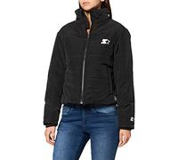 Winterjacke STARTER BLACK LABEL "Damen Ladies Starter Logo Puffer Jacket" Gr. L, schwarz (black) Damen Jacken Winterjacken (44928058-L)