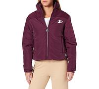 Winterjacke STARTER BLACK LABEL "Damen Ladies Starter Logo Puffer Jacket" Gr. L, rot (darkviolet) Damen Jacken Winterjacken (65511061-L)