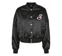 Ladies Starter Satin College Jacket Frauen in Gr. M in Schwarz