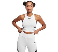 STARTER BLACK LABEL Damen Ladies Starter Sports Cropped Top White/Black, XL