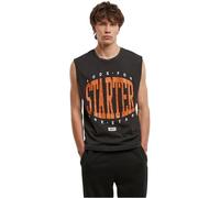 Starter Black Label Herren St442-starter Sleeveless Washed Tee T-Shirt, Acid Black Washed, L EU