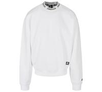 Starter Black Label Herren Sweatshirt Jaquard Rib Crewneck Weiß Größe L