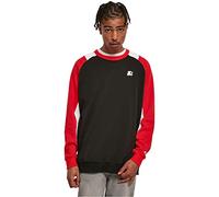 STARTER BLACK LABEL Herren Starter Laser Crew Black/cityred/White, S