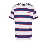 STARTER BLACK LABEL Herren Starter Logo Striped Tee White/Blue, S