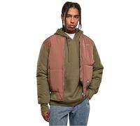 STARTER BLACK LABEL Herren Starter Quilted Bomber Jacket bark/Darkolive, XXL