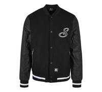 Outdoorjacke STARTER BLACK LABEL "Herren Starter Script College Jacket" Gr. M, schwarz (black) Herren Jacken Outdoorjacken (73570326-M)