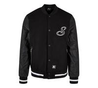 Outdoorjacke STARTER BLACK LABEL "Herren Starter Script College Jacket" Gr. XXL, schwarz (black) Herren Jacken Outdoorjacken (73570326-XXL)