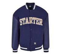 Funktionsmantel STARTER BLACK LABEL "Starter Black Label Herren Starter Team Jacket", Herren, Gr. L, dunkelblau, 50% Wolle, 50% Viskose, Mäntel (15810755-L) dunkelblau