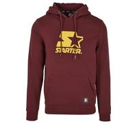 Starter Hoody The Classic Logo – Herren, 65% Baumwolle/35% Polyester, Rot, Gr. S