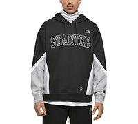 STARTER BLACK LABEL Herren Starter Throwback Hoody Black/heathergrey, S