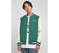 Collegejacke STARTER BLACK LABEL "Herren Starter Nylon College Jacket" Gr. M, grün (darkfreshgreen, palewhite) Herren Jacken Übergangsjacken (26597546-M)