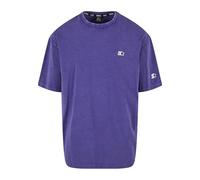 Starter Black Label Herren-T-Shirt ST401 Essential Oversize Lila Acid Washed S