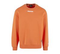 Rundhalspullover STARTER BLACK LABEL "Starter Black Label Starter Small Logo Essential Crew", Damen, Gr. M, mandarin, 75% Baumwolle, 20% Polyester, 5% Viskose, mehrfarbig, normal, Rundhals, Pullover R