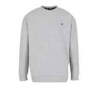 Rundhalspullover STARTER BLACK LABEL "Starter Black Label Starter USA Crew Neck", Herren, Gr. M, erdgrau, 75% Baumwolle, 20% Polyester, 5% Viskose, mehrfarbig, normal, Rundhals, Pullover Rundhalspullo