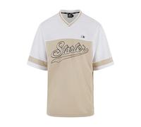 STARTER BLACK LABEL Starter V-Neck Mesh Tee dustysand, L