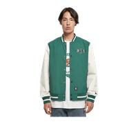 Collegejacke STARTER BLACK LABEL "Herren Starter Nylon College Jacket" Gr. M, grün (darkfreshgreen, palewhite) Herren Jacken Übergangsjacken (26597546-M)