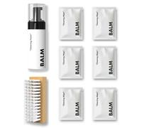 Starter Kit "Textil" Schuhputzset - Premium Sneaker Reiniger & Schuhpflegeset für Textile Fasern, Baumwolle, Filz, Canvas, Polyester - Sneaker Cleaner als Schaum, Textilbürste und 6 Reinigungstücher