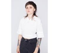 Starter - Ladies Cropped Mesh Jersey Palewhite/White - T-Shirt - Weiß - XS - 100% Polyester,Jersey Weiß XS