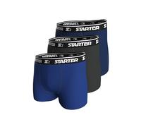 STARTER Men's 3pk Boxers Boxer Shorts, Blue, Dark Grey and Navy, XL