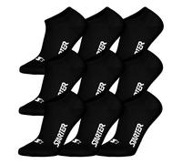 STARTER Unisex Sneakersocken, 9er Pack - Sneaker Socks, Logo, Baumwollmischung Schwarz 39-42