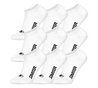 STARTER Unisex Sneakersocken, 9er Pack - Sneaker Socks, Logo, Baumwollmischung Weiß 43-46