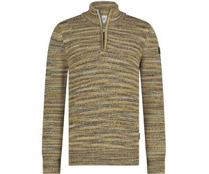 State Of Art Half Zip Pullover Melange Gelb - Größe L Gelb L